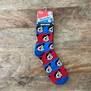 5/$20 NEW Adult Bazooka Joe Bubble Gum Socks